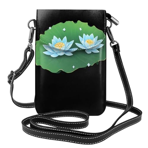 Petit sac à bandoulière en cuir pour téléphone portable motif diamant