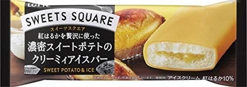 Amazon ロッテ スイーツスクエア 濃密スイートポテトのクリーミィアイスバー85ml 24袋 ロッテ アイスクリーム 通販