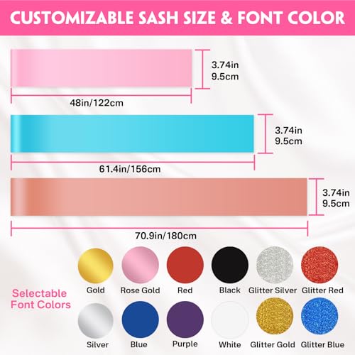 ORYG Custom Sash Personalized with Text & Icon - Wonderful Graduation Party Sashes2