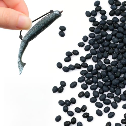 9KM DWLIFE Bait Stoppers Fishing Bait Pegs Silicone Stoppers 300PCS