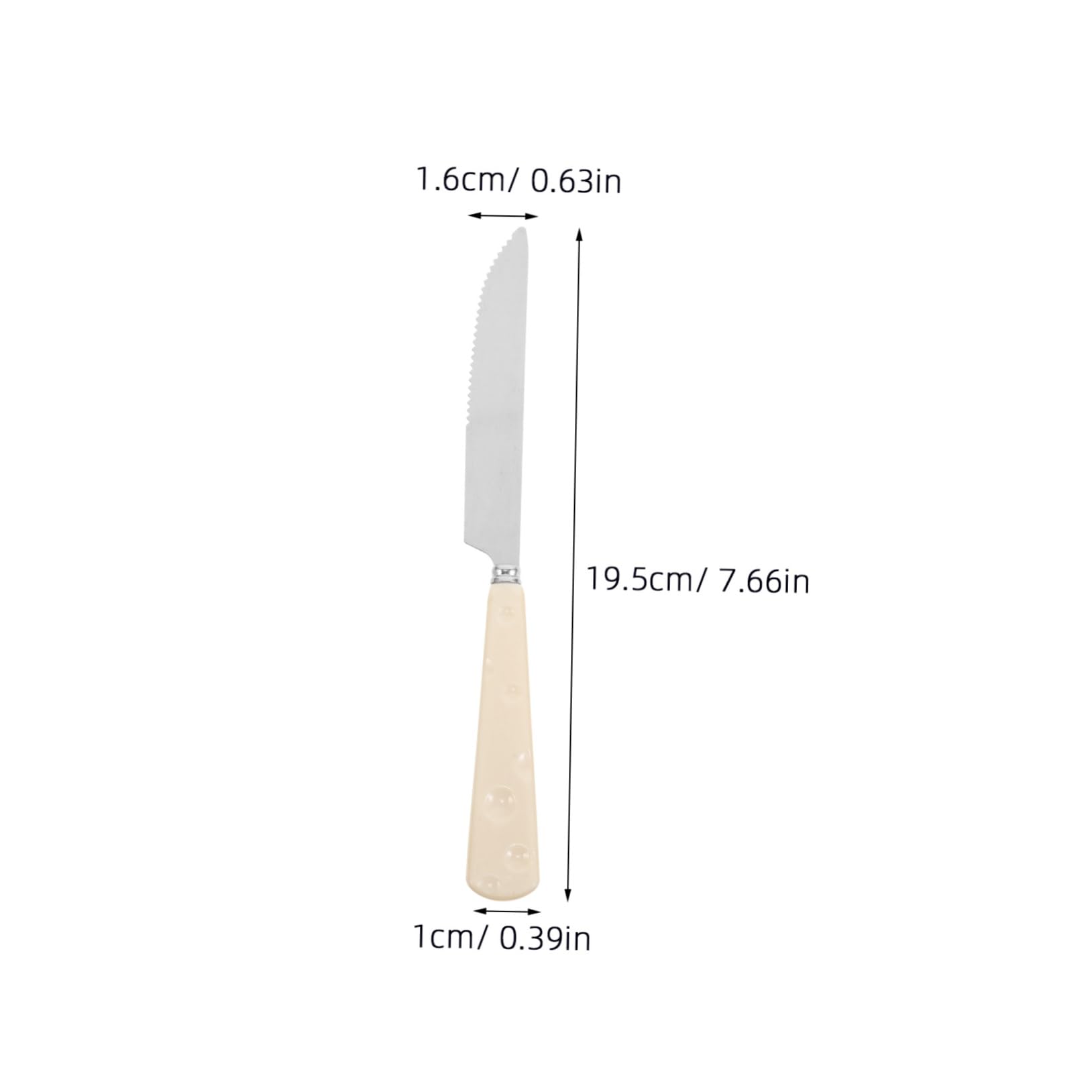 STOBAZA 6Pcs Stainless Steel Cheese Cutter Ergonomic Grip for Easy Use for Slicing Cheese Butter and Jam Charming Design Kitchen Accessories