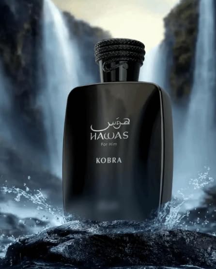 Hawaas Kobra Eau de Parfum 100 ml – Perfume Hombre Fresco Especiado Amaderado con Bergamota, Jengibre y Ámbar