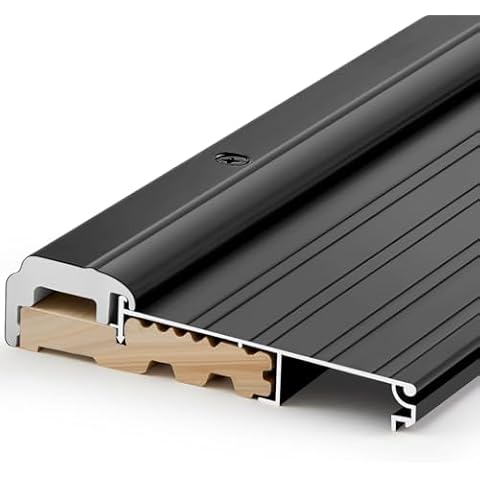 Blulu 36" Aluminum Exterior Door Threshold Cover