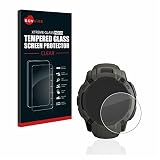 savvies Protector Cristal Templado Compatible con Garmin Instinct 2X Solar Protector Pantalla Vidrio, Protección 9H, Pelicula Anti-Huellas