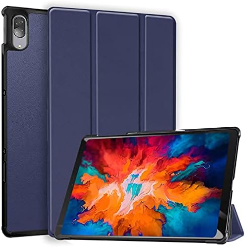 Robustrion Smart Trifold Hard Back Flip Stand Case Cover for Lenovo Tab P11 Pro 11.5 inch TB-J706F/J706L -Navy