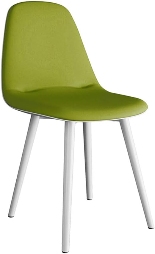 Dining Chair Wrought Iron Dining Chair,PU Skin Backrest Restaurant Chair,Bedroom Makeup Chair,Lounge Computer Chair,Office Negotiate Chair,for for Fast Food Restaurant/Cafe/Hotel