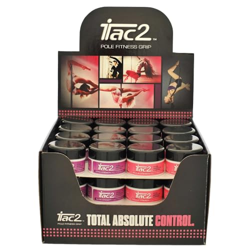 ITAC2® Wholesale | 48 x 20gm (0.7OZ) Pole Fitness Grip - Mixed Regular & Extra Strength Jars - Stock Your Dance Studio - Better Grip Aid for Pole Dancing, Aerial Silks & Aerial Hoop