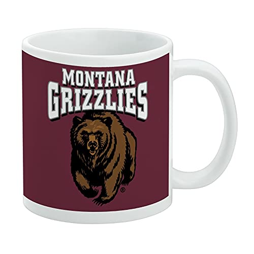 University of Montana Primary Logo Ceramic Coffee Mug Gift, 11oz, White