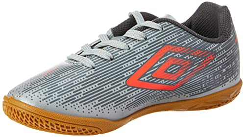 Tênis Umbro Fast Jr, Criança-Unissex, Prata/Coral/Grafite, 31