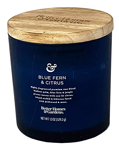 Better Homes And Gardens 12Oz Scented Candle, Blue Fern And Citrus 2-Pack #TOP1