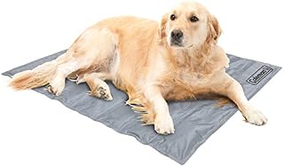 Comfort Cooling Gel Pet Pad Mat in Large 20”x36”, for Large Pets (Silver)