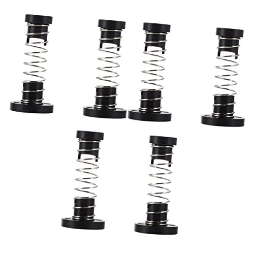 VILLFUL 6pcs Lead Screw Stainless Steel Pom Nuts for Printer Accessories Backlash Spring for Elimination Gap Nut for Pri