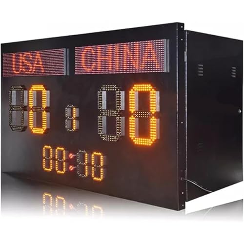 Marcador electrónico para fútbol LED tamaño 150x90 cm miniatura 3
