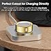 Cover Compatible for Oura Ring Gen 4/Gen 3 Horizon/Gen 3 Heritage,(NOT Compatible with Oura Ring 4-Ceramic), Charging Directly,Rugged TPU Finger Protector for Workout Women Men-Gold+Rosegold -Size 8