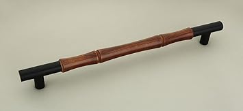 NEVITTA Door Handle Natural Wooden Handle Model No.503 No. of 1 Piece // Door Handle//Home Improvement//Door Hardwrae (12 INCH, Wooden S.S.)