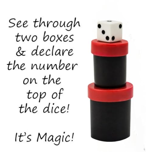 Image of Mini Magic Trick Kit | 4 Easy Magic Tricks Set for Beginners & Kids | Includes Svengali Deck, X-Ray Vision Dice, Dice Bomb & Thumb Tip with Silk | Magic Props Gift Set