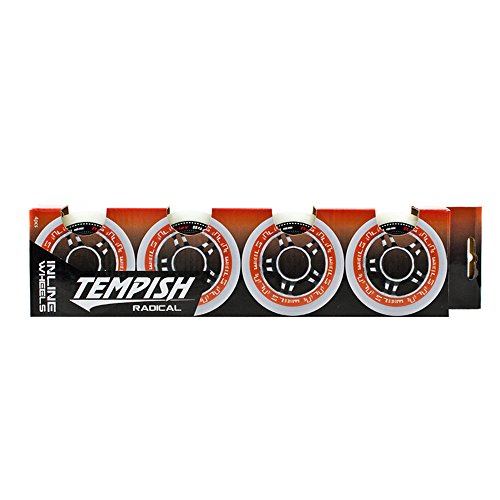 Tempish Unisex Adult RADICAL 80x24 84A Spare Wheels - White, 80 mm - Image 2