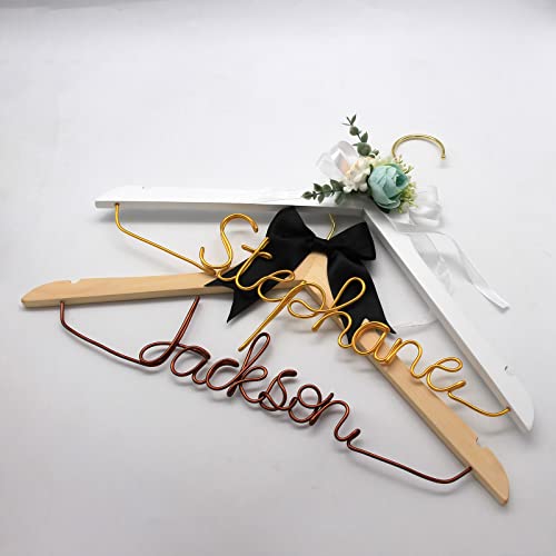 Custom Wedding Hanger Bride Hanger Wedding Dress Hanger For Bride Mrs Hanger Bride Accessory Wire Hanger Bridal Gift #TOP3
