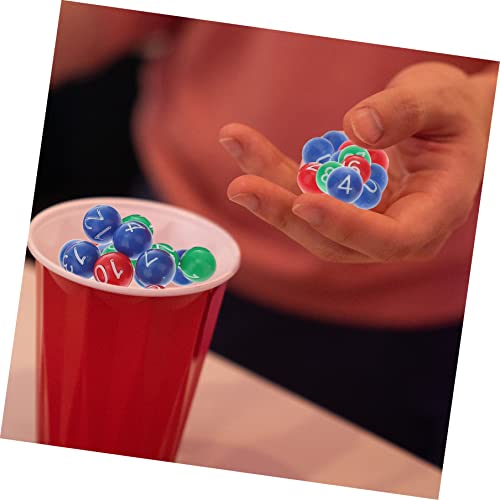 Gadpiparty 49Pcs Colorful Replacements Ball Entertainment Bingo Carnival Capsules With Party Numberes Games Vending Numbered Activity Tennis Colors Cages Beer And Machine Lottery Game Mini #TOP6