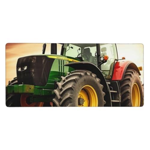 Tapis de souris XXL 90x40 cm antidérapant avec bords cousus pour bureau