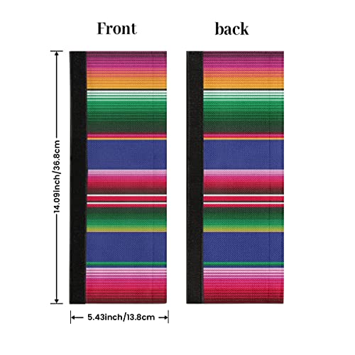Image of Pardick Refrigerator Door Handle Covers Set of 2 Colorful Rainbow Washable Fridge Dishwasher Mocrowave Oven Door Decor Protector Handle Cover Keep Your Kitchen Appliance Clean from Food Stains