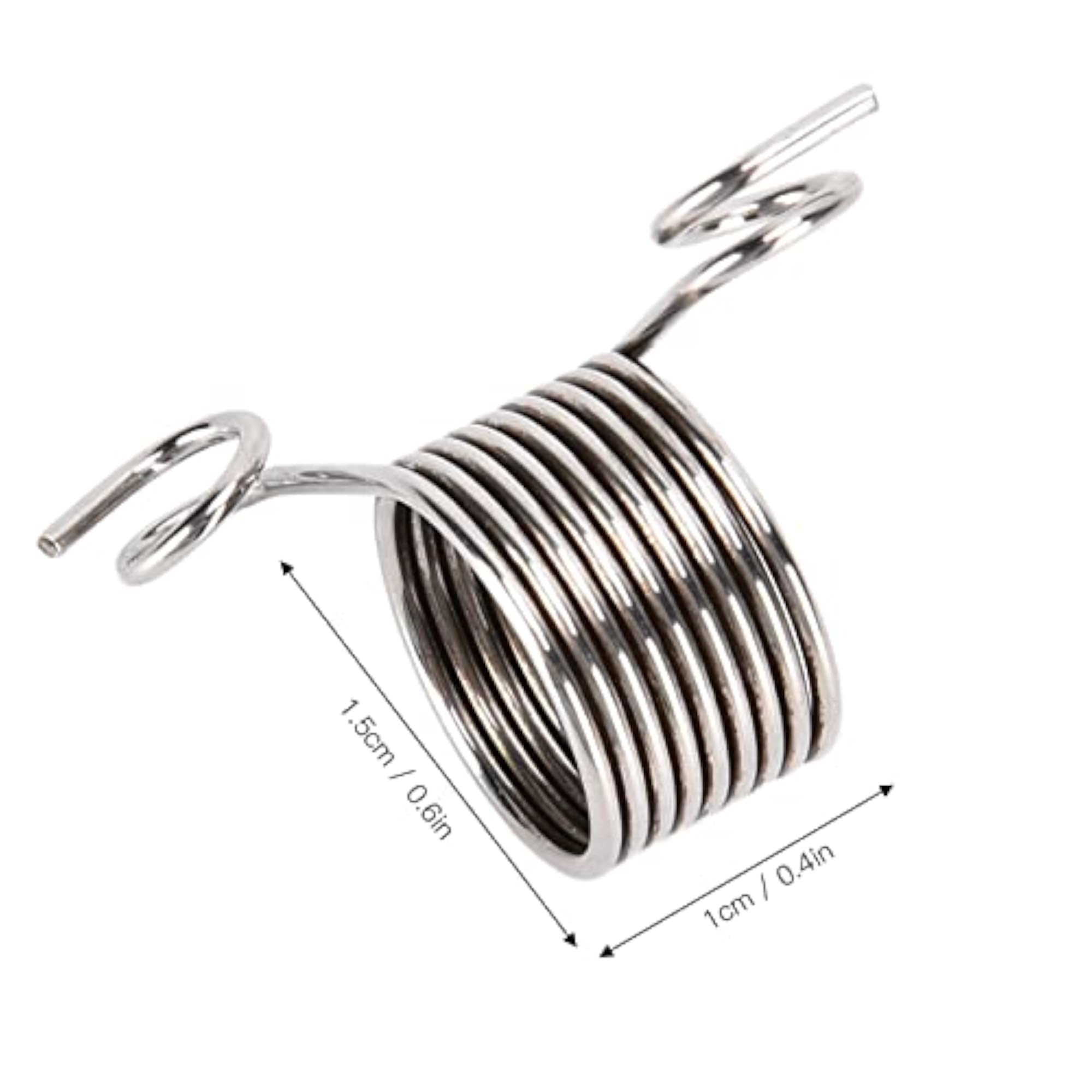 Small Stainless Steel Crochet Rings Yarn Guide for Easy Crafting