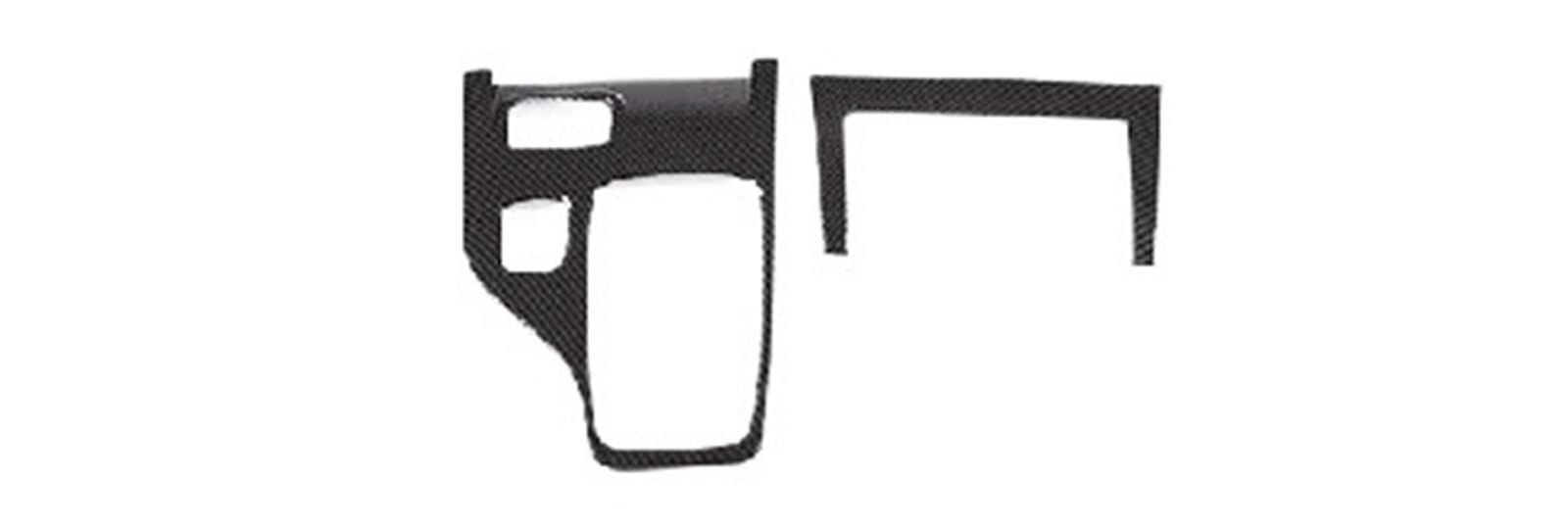 Car Central Control Gear Panel Cover Sticker for Ford for Ranger for Wildtrack T6 T7 T8 2015-2022 LHD Gear Shift Cover Sticker Trim(Carbon Fiber)