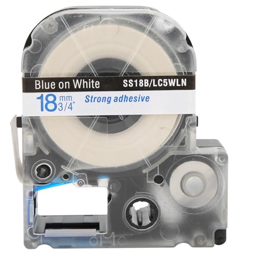 �v���~�A�� 18mm PET ���x�����[�J�[�e�[�v �ϋv���̂��郉�x�����O�e�[�v LW �V���[�Y����уL���O�W�� SR230C SR3900C ���x���}�V���ƌ݊�������A�I�t�B�X�A�ƒ�A�a�@�A�������p (���n�� 18 mm �̐��e�L�X�g)