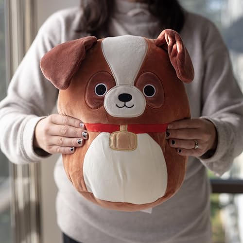 Squishmallows 10" Sassafras The St. Bernard Dog - Officially Licensed Kellytoy Plush - Collectible Soft & Squishy Puppy Stuffed Animal Toy - Add to Your Squad - Gift for Kids, Girls & Boys - 10 Inch Squishmallows 10" Sassafras The St. Bernard Dog - Officially Licensed Kellytoy Plush - Collectible Soft & Squishy Puppy Stuffed Animal Toy - Add to Your Squad - Gift for Kids, Girls & Boys - 10 Inch