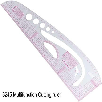 Yudanny Clothing Fashion Ruler,7pcs French Metric Ruler Plastic Curve Shaped Grading Rulers for Sewing Dressmaking Tool