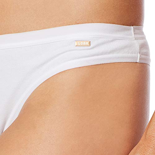 Loba Calcinha Básica algodão Feminino, Branco, M