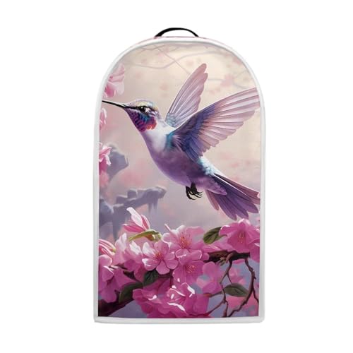 Image of Talayituse Hummingbird Cherry Blossom Blender Dust Cover with Handle, Stand Mixer or Coffee Maker Appliance Cover Anti Fingerprint Dust Proof Stain Resistant Blender Cover for Home Kitchen