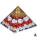 Magical Crystals Spiritual Healing Stones | Orgone Pyramid for Reiki Healing and Crystal Healing | Vastu Correction, Meditation, Wealth & Prosperity (Gomti Chakra)