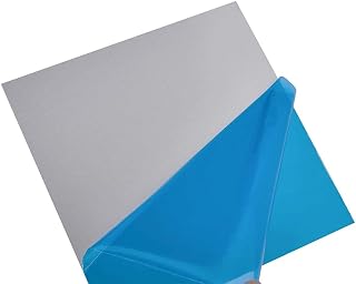 6061 Placa De Aluminio Extra Gruesa Placa De Metal Cubierta con Película Protectora Suministros De Herramientas De Construcción De Bricolaje,Thickness 10mm.1PCS