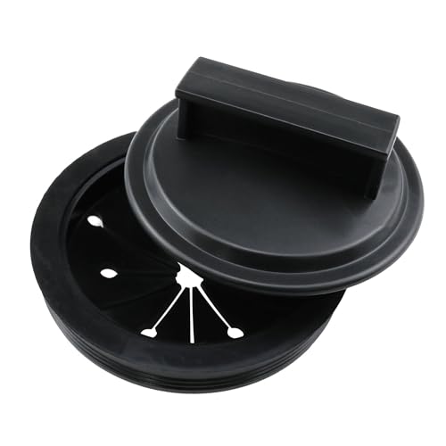 Haidong 3 \"Kitchen Sink Plug and 3 1/8\" Garbage Disposal Splash Guard Works with Most Garbage disposers -1 Set