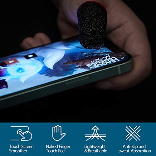 30 peças de capas para dedos para jogos móveis, controles de jogos, protetores de dedos para polegar