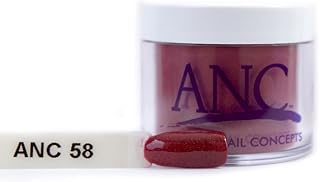 ANC Dipping Powder 1 oz #58 Metallic Dark Red