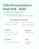 Metapen Rysik Air8 do Apple iPad 2018–2025, (20H Żywotność Baterii), 2 Minuty Szybkie Ładowanie, Wysokoprecyzyjny Rysik do iPada 11 A16/10/9/8/7/6 Gen, Pro 12.9/11/13 Cal M4, Air 3/4/5/M2/M3 (Biały)