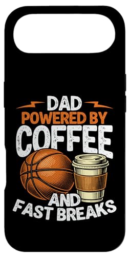 Dad Powered By Coffee And Fast Breaks �o�X�P�b�g�{�[�� �X�}�z�P�[�X iPhone Air �p