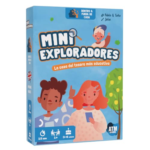 Mini Exploradres - Juego Educativo para Niños de 3 a 6 años - Aprendizaje, Creatividad e Imaginación - Diversión sin Pantallas - Aprende inglés - Regalo Original para Niños