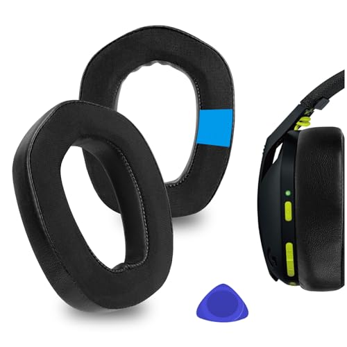 Geekria Sport Cooling-Gel Replacement Ear Pads for Logitech G435, G335 Headphones Ear Cushions, Headset Earpads, Ear Cups Cover Repair Parts (Black) -  EJZ273-05