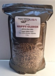 XGATML Happy Glider Sugar Glider All in ONE' Fruit,Chicken,Veggie 5 LB