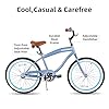 JOYSTAR 20 Inch Kids Beach Cruiser Bike for Girls and Boys Ages 7-10 Years Old Single Speed 20 Inch Kids Bike with Coaster Brake Blue #1