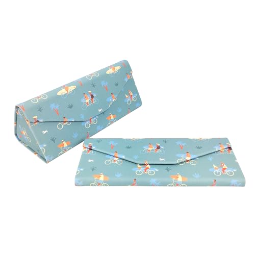 Image of Real Sic Glasses Case for Men and Women - Magnetic Folding Hard Shell Sunglass Holder - Inspired by Activities /Hobbies