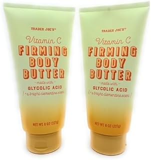 Trader Joe’s Vitamin C Firming Body Butter 8 Oz (Pack of 2) + Dri store sticker.