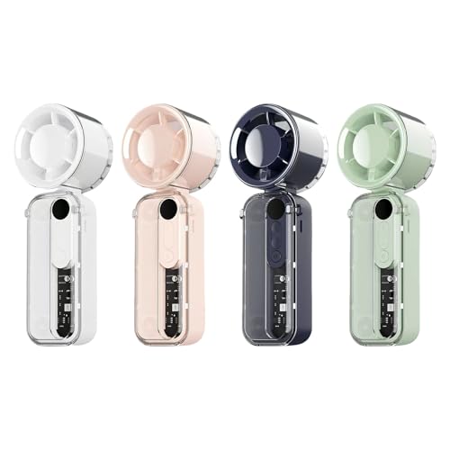 Ventilador de mano digital para el calor sofocante con recarga USB y 100 niveles 7