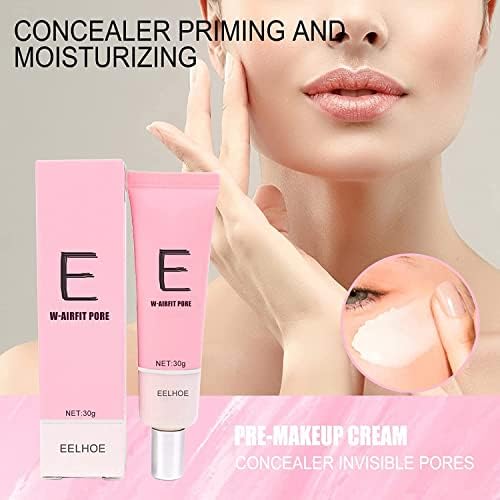 Cocostor Wrinkle Filler Blur Fix Cream, W-airfit Pore Primer, Makeup Primer, Looking Poreless, Fills in Pored and Fine Lines, Primer for Oily and Dry Skin, Porefessional Pore Minimizer, pink