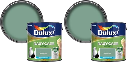 Image of Dulux Easycare Kitchen Matt Emulsion Paint - Village Maze - 2.5L (Pack of 2)