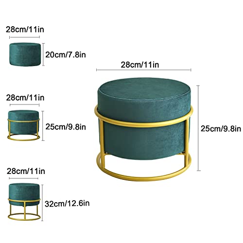 Taburete pequeño de tocador y cómodo taburete de sofá salón 4