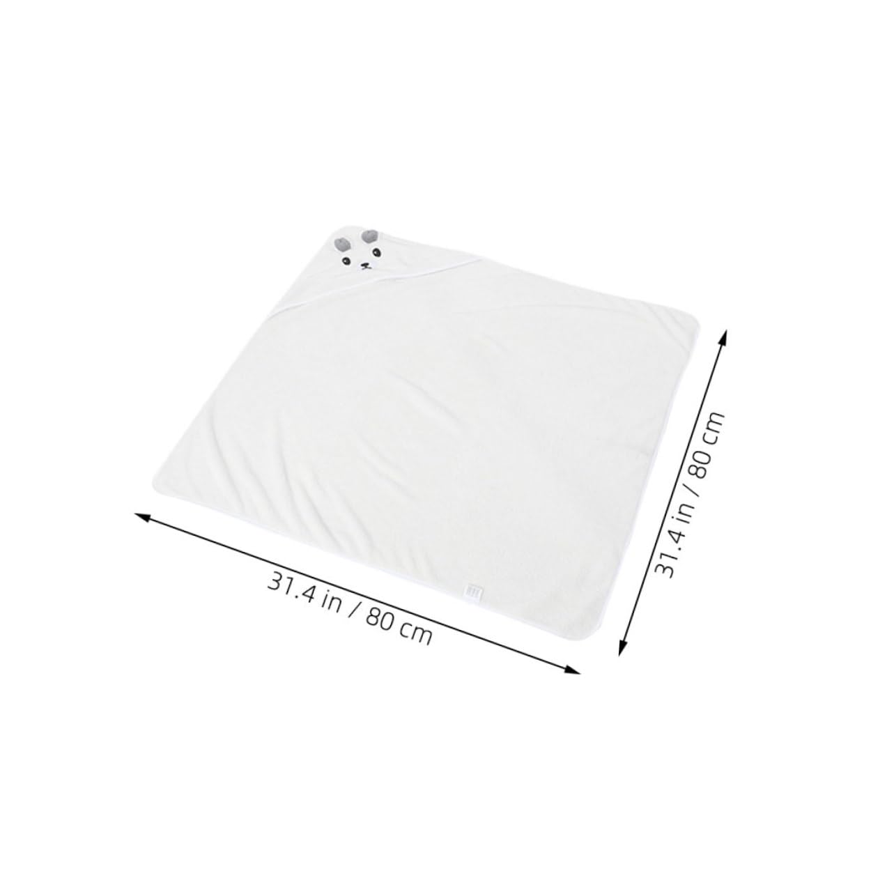 ULDIGI 2Pcs Hooded Bath Towel for Soft and Absorbent Coral Fleece Shower Towel for Comfortable Cape for Bathing Swimming and Beach Use